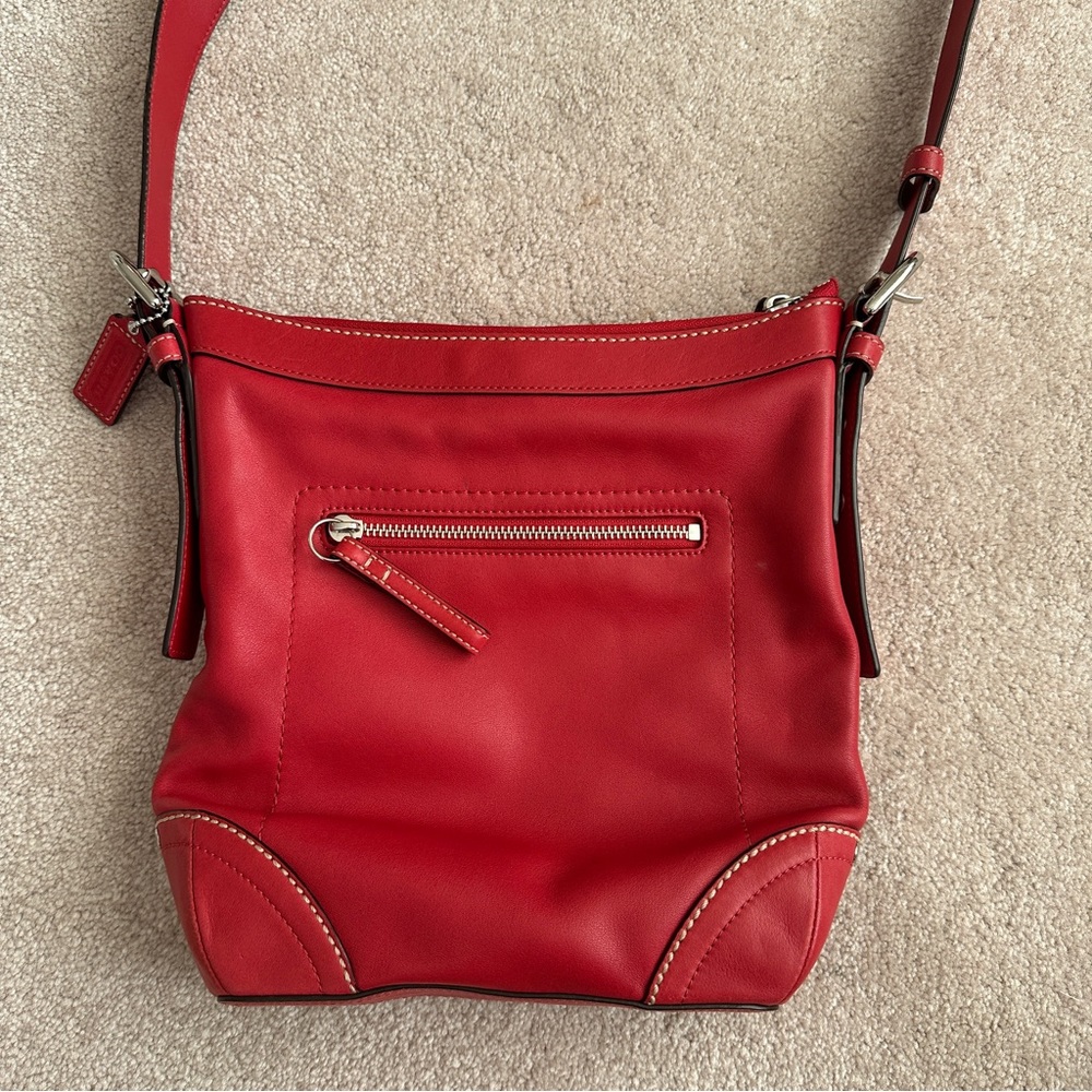 Coach Red Crossbody Bag